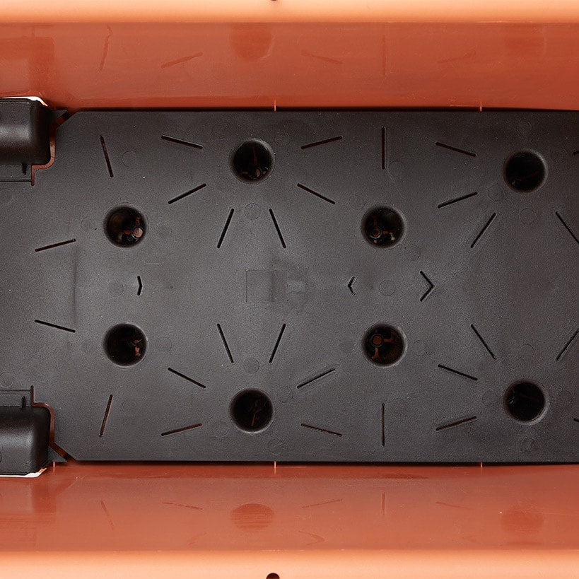 Vegetable Planter With Wheels And Trellis - 58 Inch Self Watering