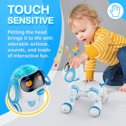 Contixo R3 Interactive Smart Robot Pet Dog Toy With Remote Control