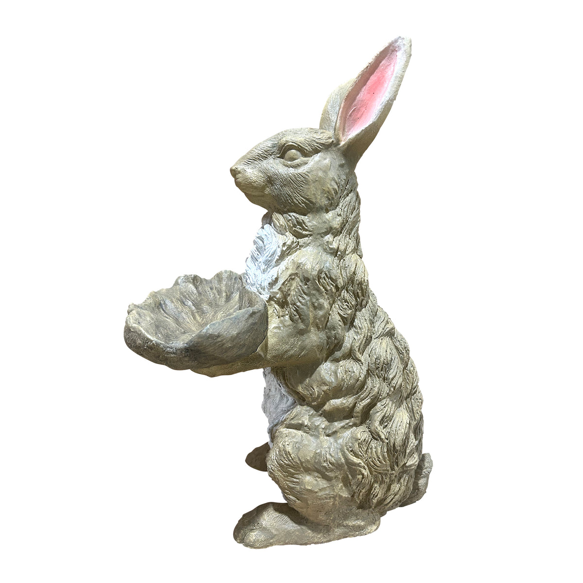 Magnesium Oxide Bunny Statue Holding Decor Hand-Painted Rabbit Sculpture Garden Lawn Ornament - image 6