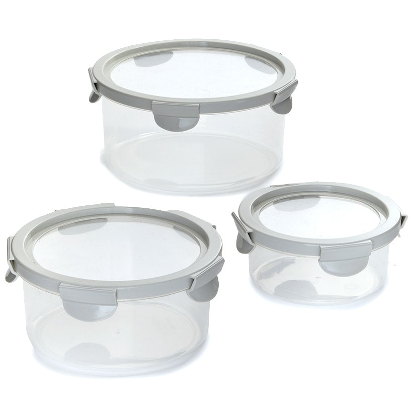 Food Container Set with Silicone Stretch Lids - 6-Pc.