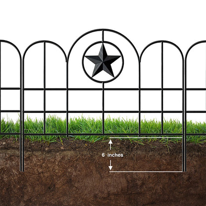 6-Pc. Garden Edge with Star