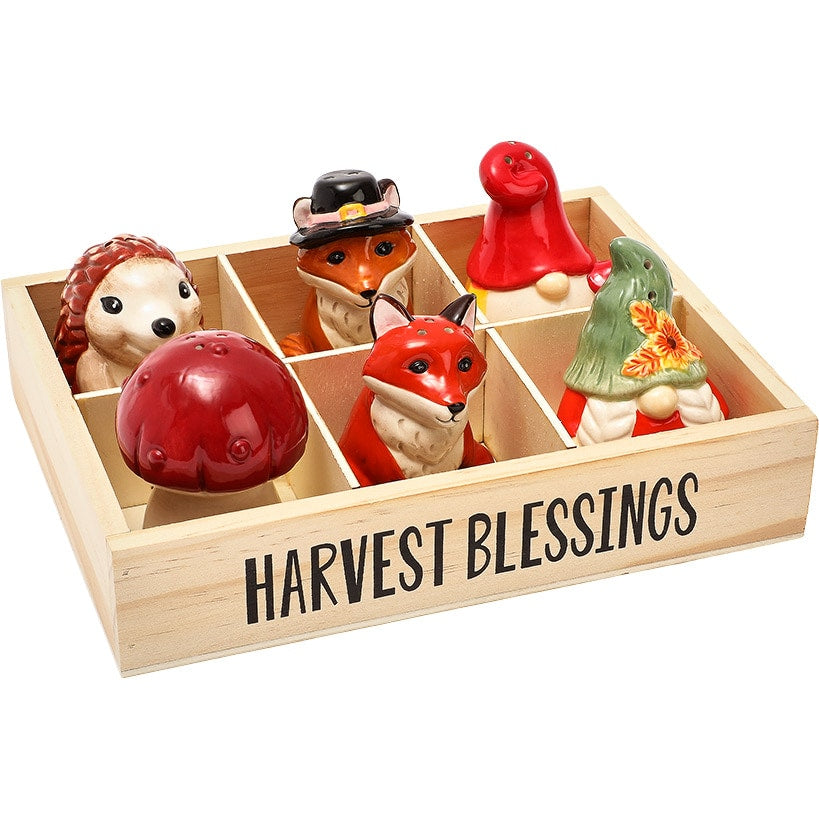 Thanksgiving Salt and Pepper Set 6 Pc.