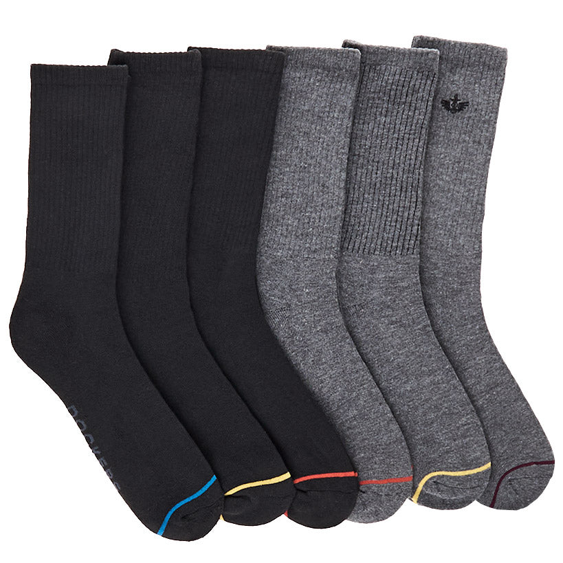 6-Pk. Men's Dockers Cushion Crew Socks