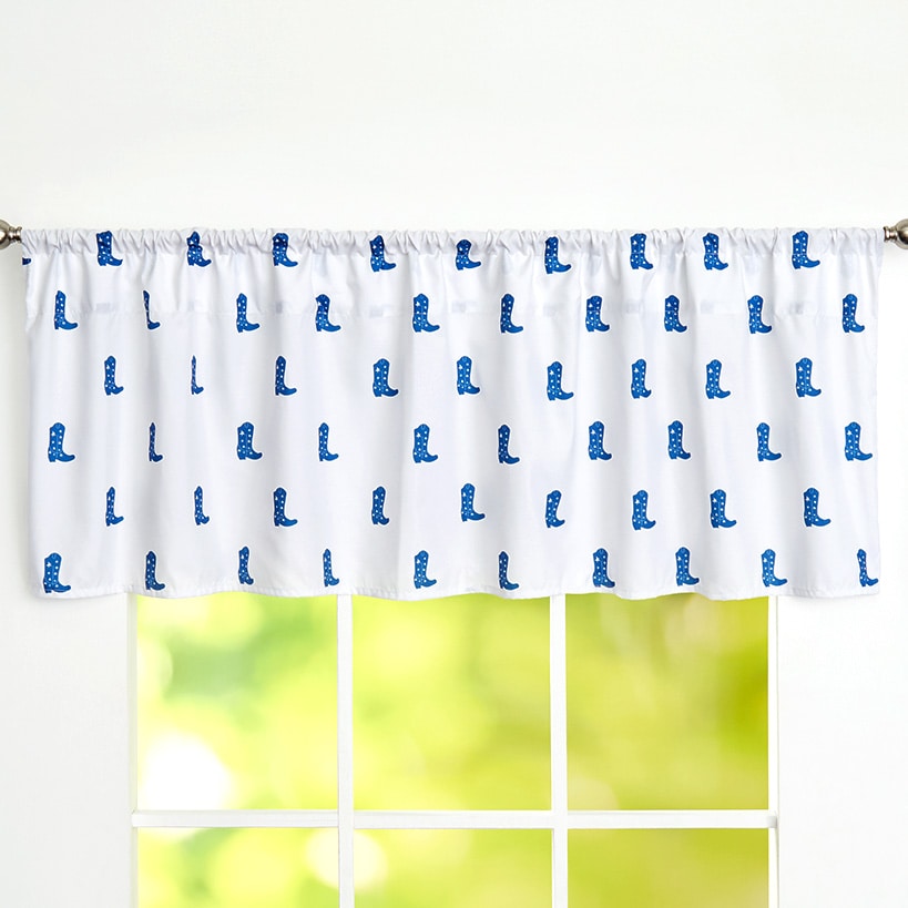 Buckaroo Cowboy Shower Curtain, Bath Rug, Hand Towels, Valance, or Hooks#select-item_valance