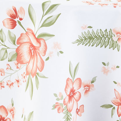 Outdoor Patio Tablecloth with Umbrella Hole and Zip: Round or Rectangular