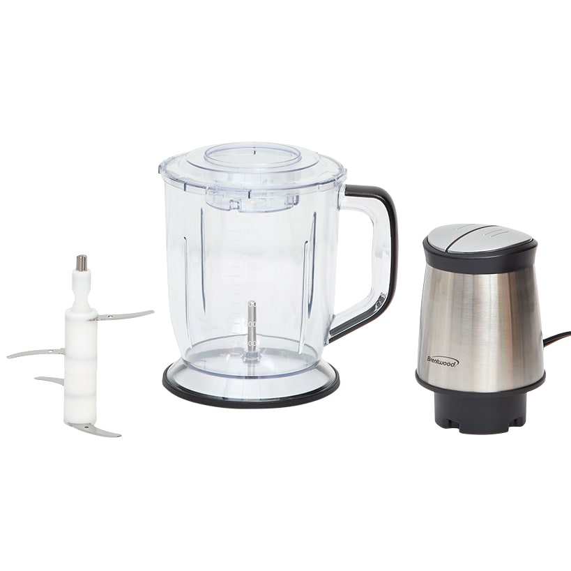 Stainless Steel Food Processor - 6.5-Cup