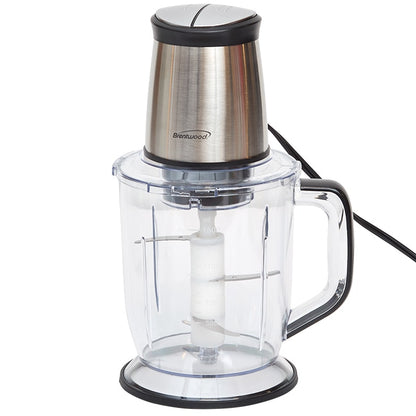 Stainless Steel Food Processor - 6.5-Cup