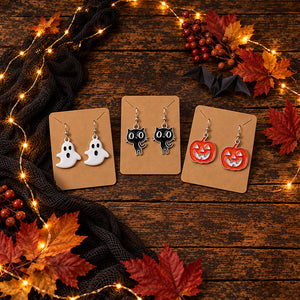 6-Pk Halloween Earrings
