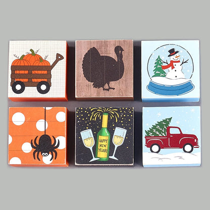 Alphabet Tiles or Seasonal Icon Sets