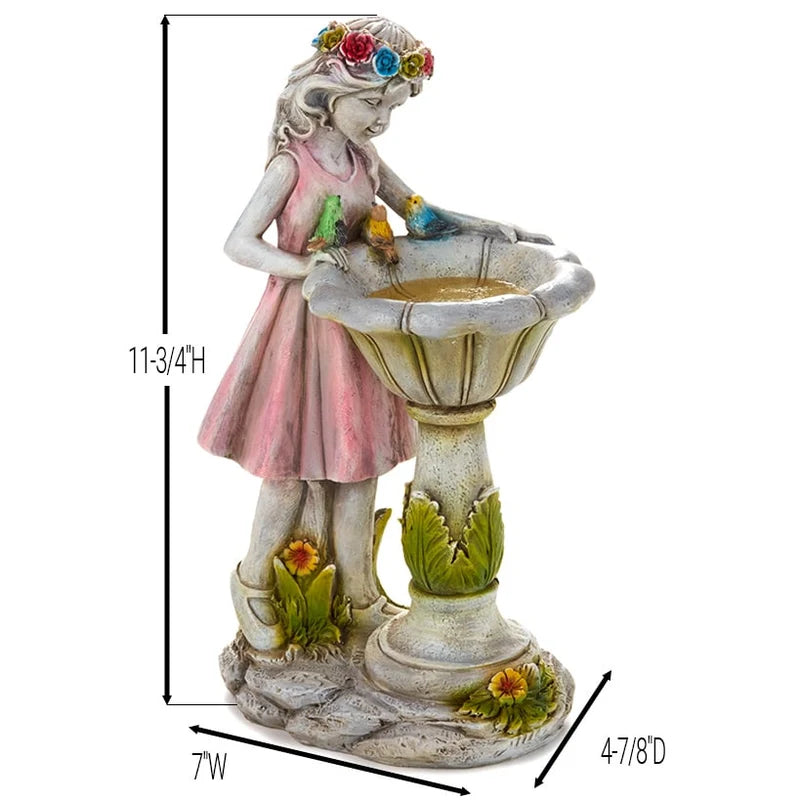 Enchanted Garden Statue Duo