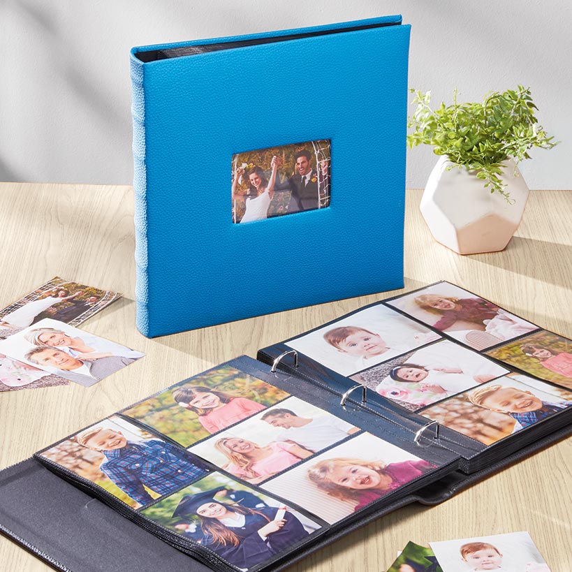 Faux Leather Multi-Directional Photo Album - Holds 510 Photos