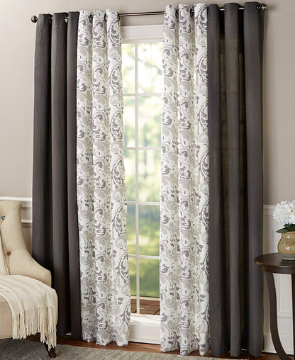 Solid or Scroll Grommet Window Panel