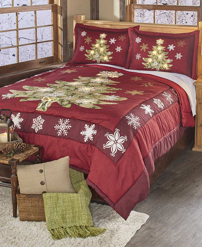 Lighted Holiday Bedding