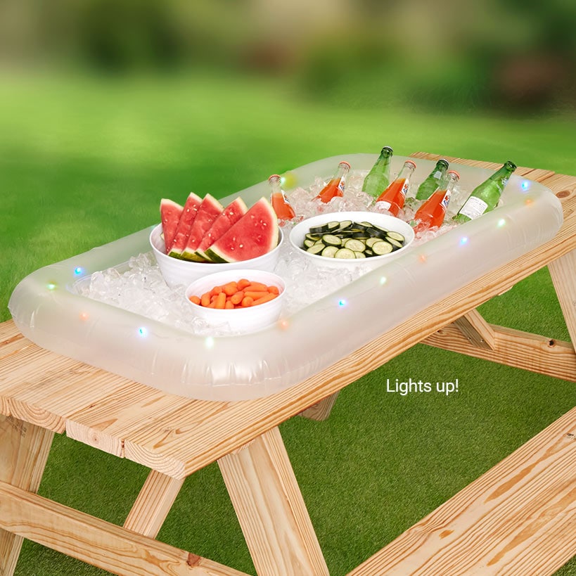 Inflatable Buffet Cooler for Drinks - Party, BBQ, Outdoor
