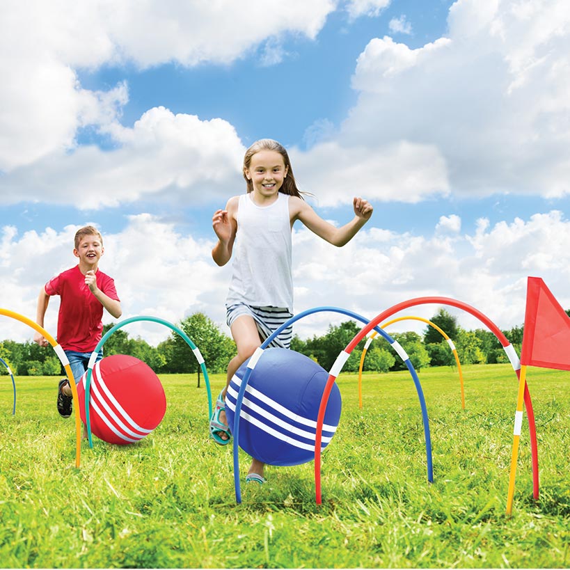 Giant Kick Croquet Game 11 Pc. Outdoor Play