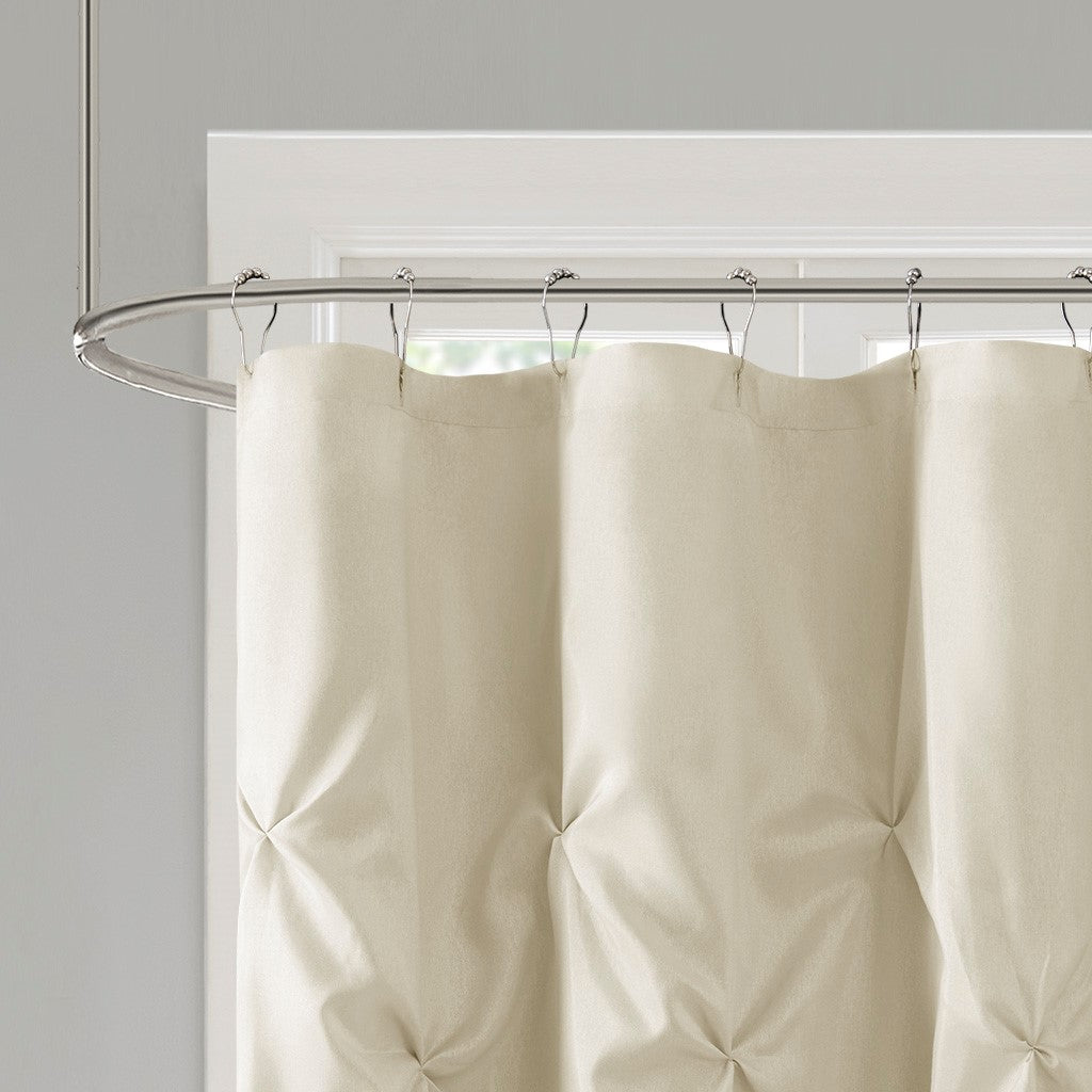 Tufted Semi-Sheer Shower Curtain - image 3