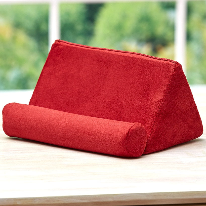 Tablet Sofa Lap Cushion - Tablet, Smartphone Holder#select-color_red