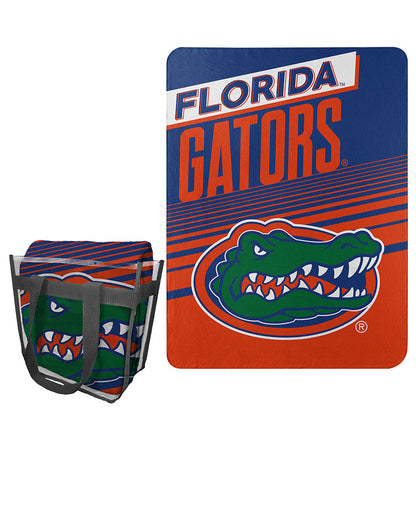 Collegiate Fleece Throw with Tote