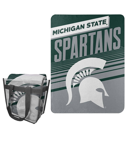 Collegiate Fleece Throw with Tote