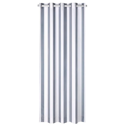 Outdoor Cabana Stripe Window Panel with Grommets