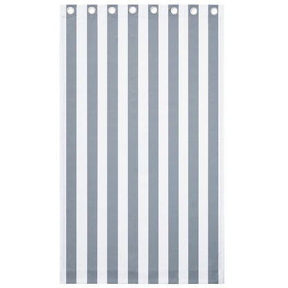 Outdoor Cabana Stripe Window Panel with Grommets