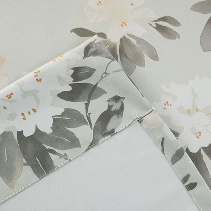 Floral Printed Blackout Curtains