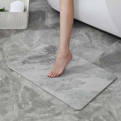 4 Colors! - 24'' X 15'' Diatomaceous Quick Drying Stone Bath Mat