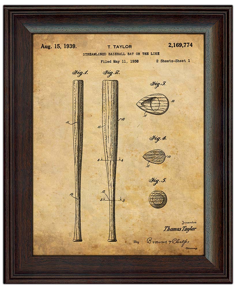 Personalized Patent Framed Wall Art#select-art_1923-baseball