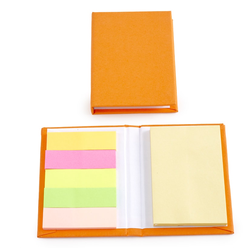 Multicolored Mini Sticky Notepads - Set of 8