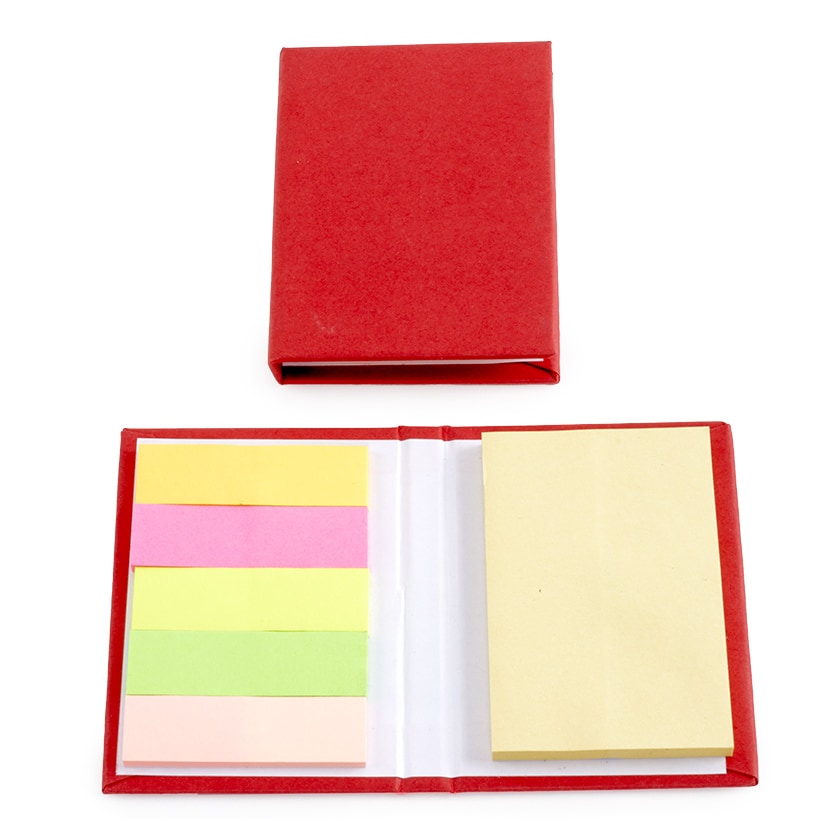 Multicolored Mini Sticky Notepads - Set of 8