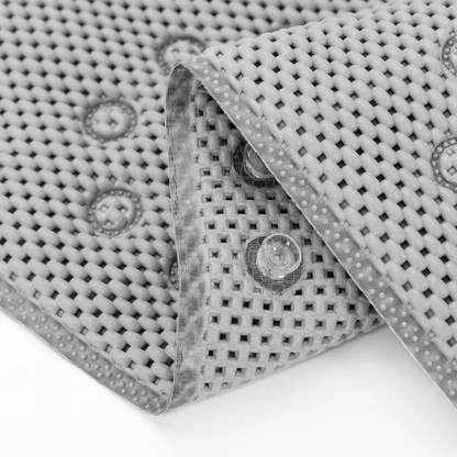 36 In. X 17 In. Non Skid Double Foam Bath Mat With 58 Suction Cups - 3 Colors