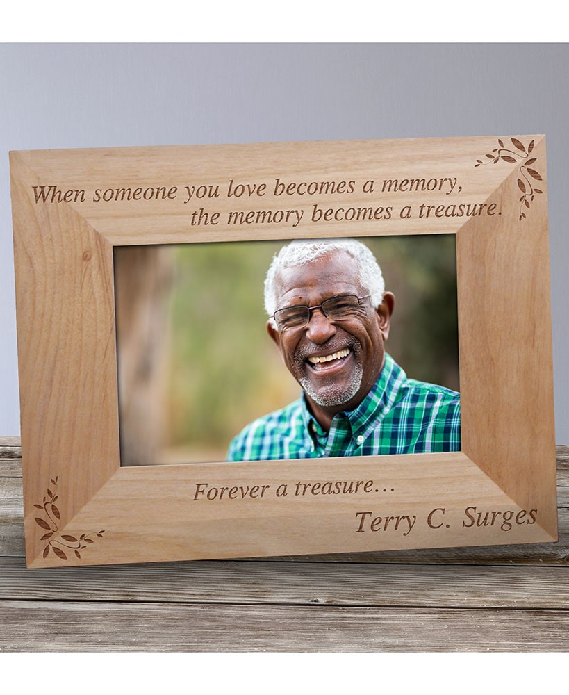 Personalized Memorial Wood Photo Frames