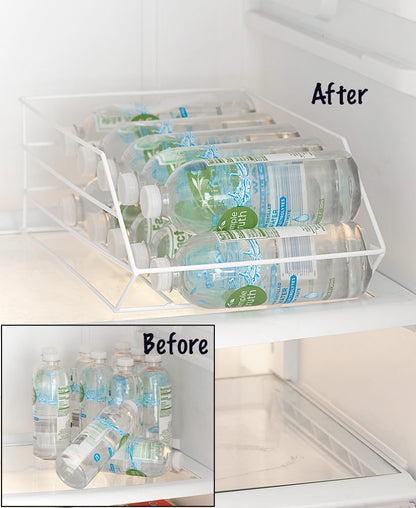Metal Kitchen Water Bottle Organizer Rack
