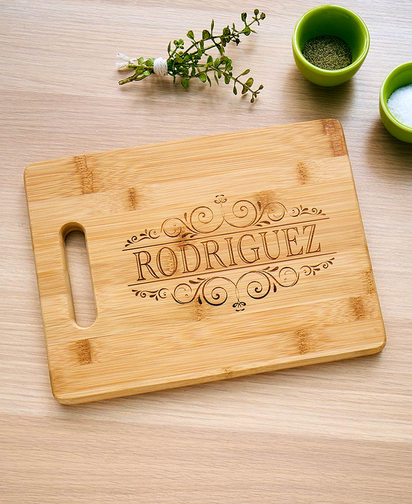 Personalized Bamboo Engraved Cutting Board