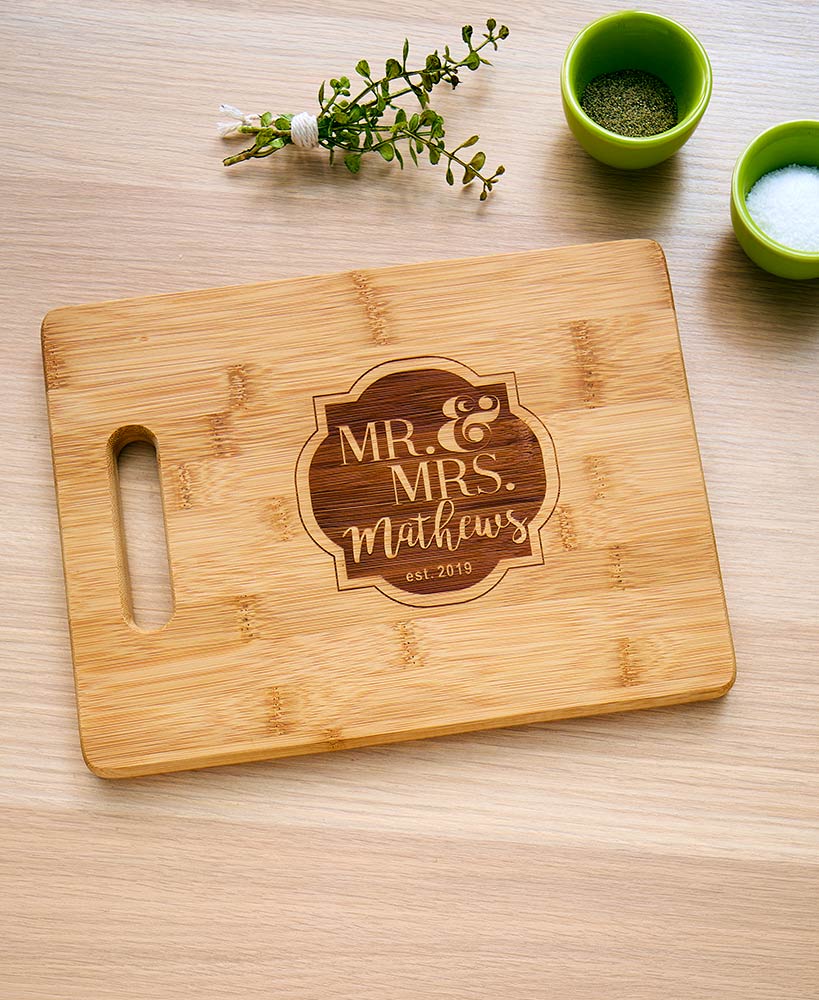 Personalized Bamboo Engraved Cutting Board