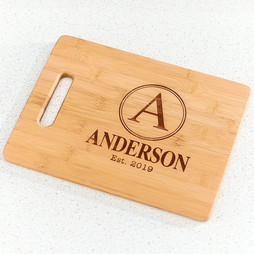 Personalized Bamboo Engraved Cutting Board