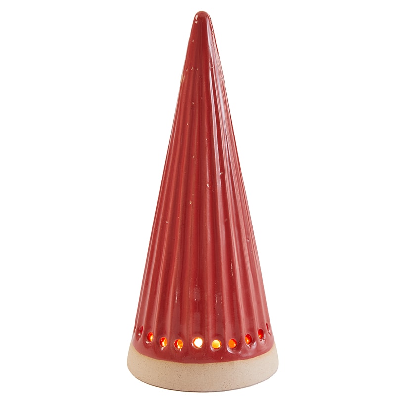 Lighted Ceramic Tabletop Trees
