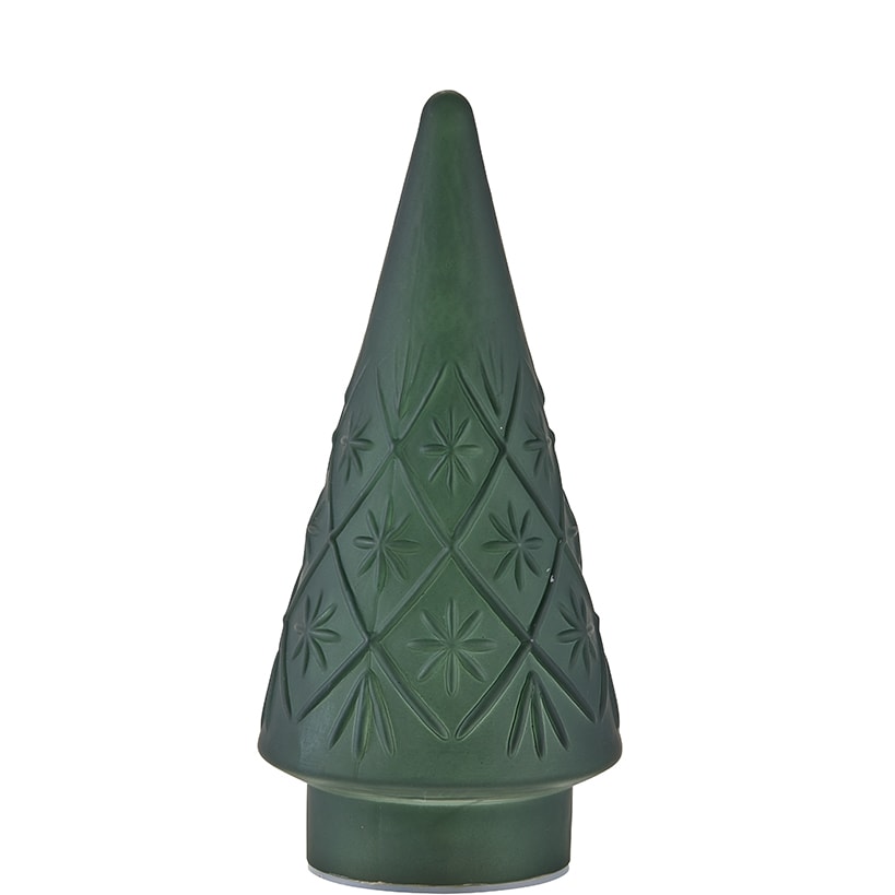Lighted Glass Snowflake Tabletop Trees#select-item_green