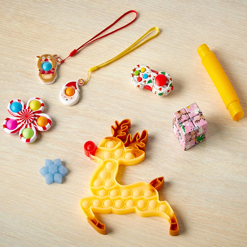 Fidget Set, Christmas 8-Pc.