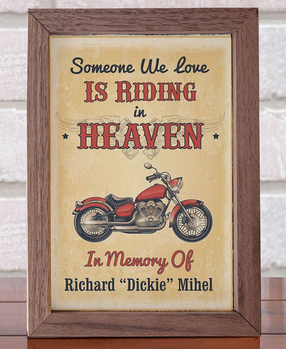 Personalized Memorial Framed Desk Art