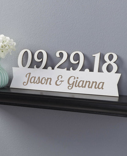 Personalized Wedding Our Special Day Wood Plaque