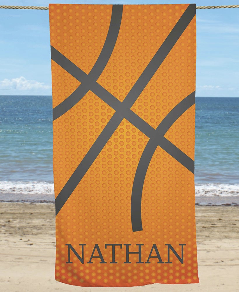 Personalized Sports Beach Towels