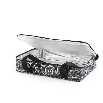 Insulated Casserole or Slow Cooker Travel Tote - Medallion or Damask