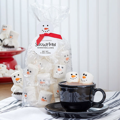 Christmas Marshmallow Snowman Candy Gift Bag