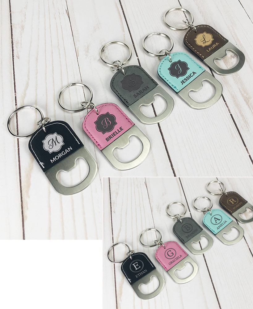 Personalized Bottle Opener Key Chains