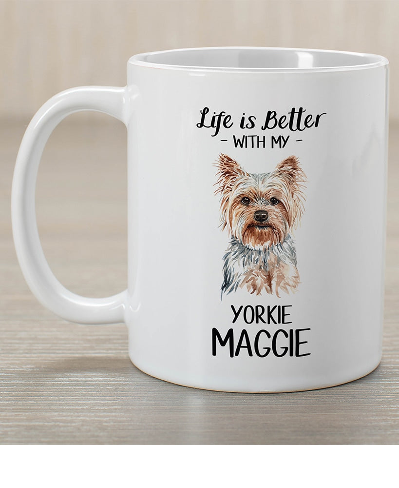 Personalized Dog Breed T-Shirt or Mug