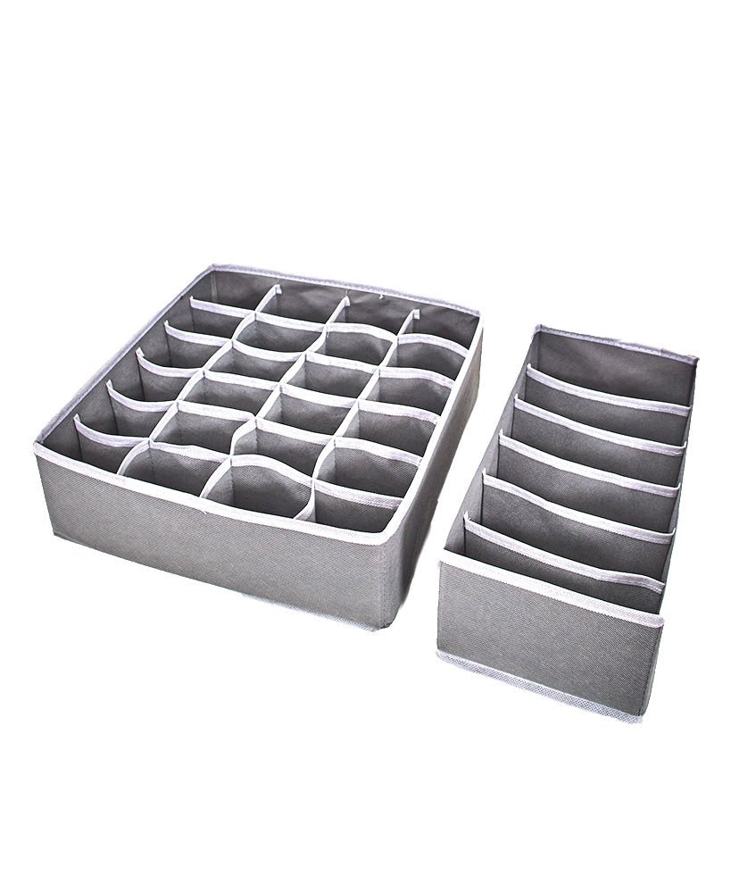 Closet and Household Drawer Organizers and Storage 15 or 30 Spaces