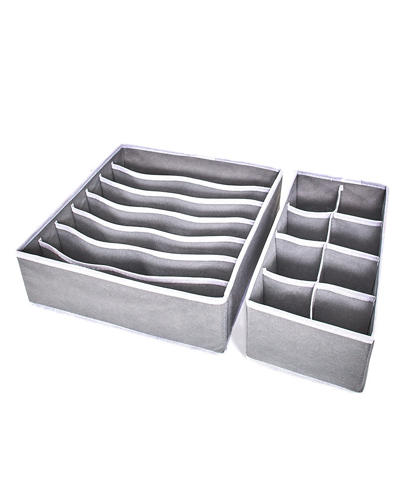 Closet and Household Drawer Organizers and Storage 15 or 30 Spaces