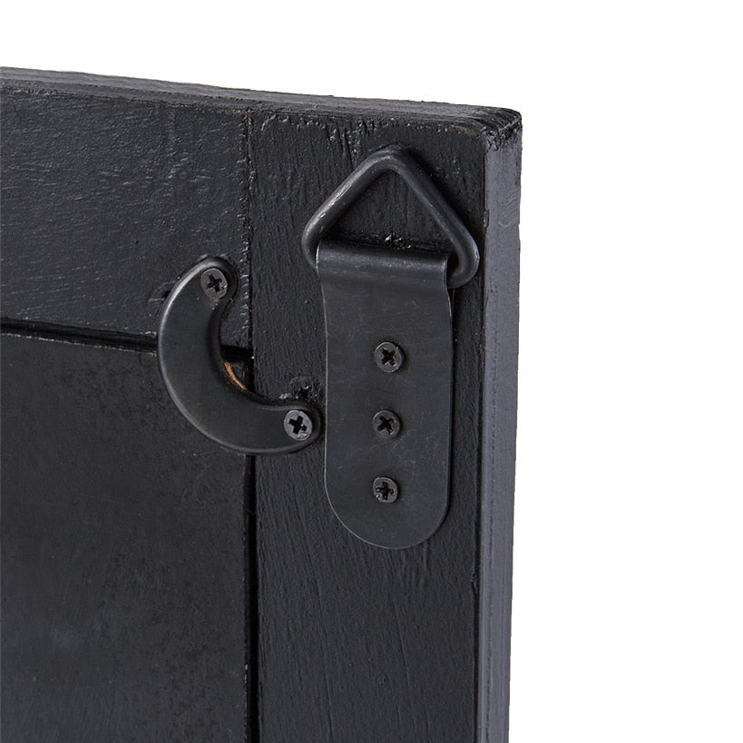 Distressed Wood Windowpane or Arch Mirrors#select-color_black