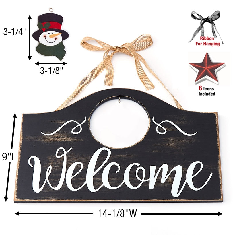 Interchangeable Welcome Sign or Icon Set